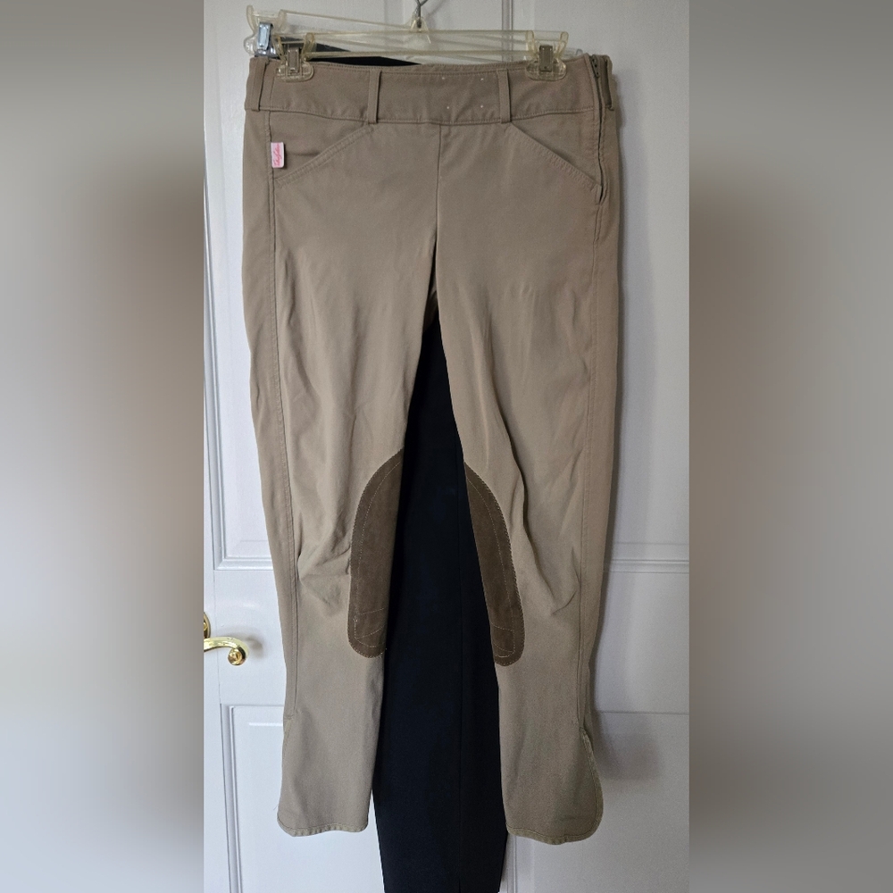 The Tailored Sportsman "Trophy Hunter" breeches Tan side zip 29" waist